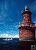 18-mile lighthouse off Sabine Pass