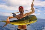 Flyrod mahi-mahi