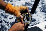Checking the reel's drag