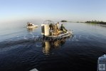 Calm morning for airboats