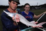 University of Florida students with sterlet