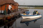 Casting off, Honduras fish camp