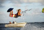 Over a boat?