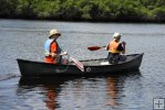 Canoe heading out