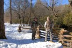 Trout fishermen confer
