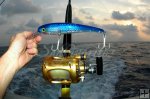 Deep-diving plug with big lip