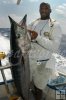 Happy angler, big wahoo