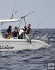 Boating yellowfin tuna