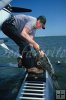 Retrieving old gillnet