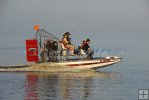 Airboat, glassy Gulf