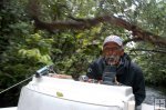 Boat driving Honduras