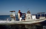 Majek boat on Laguna Madre