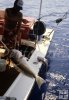 Golden tilefish dragged into boat