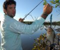 Venezuelan with piranha