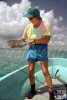 Belize angler with bar jack