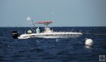 Moored at artificial reef